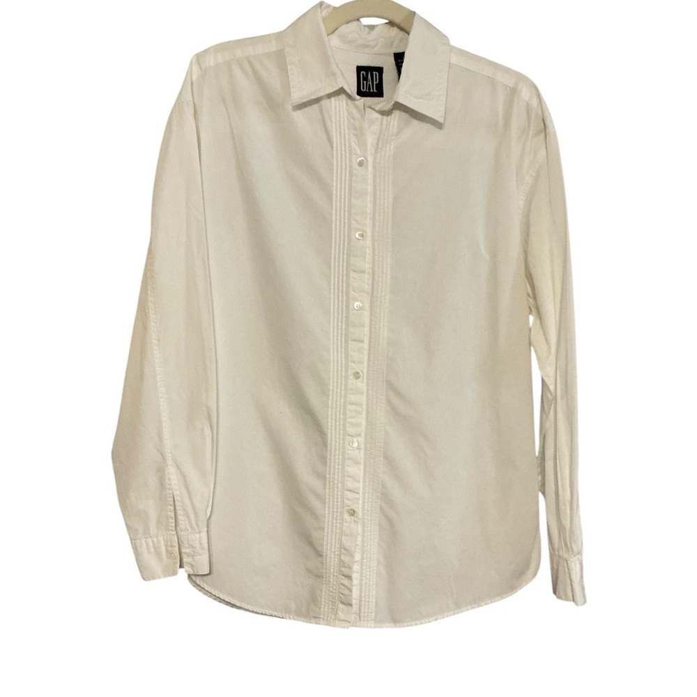 GAP women Cream Shirt‎ size L
